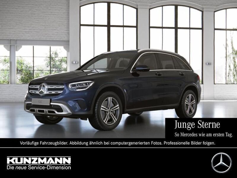 Cavansitblau metallic Gebraucht 2022 Mercedes GLC300e SUV | 36.820 € (Guter Preis) - Bild 1/4