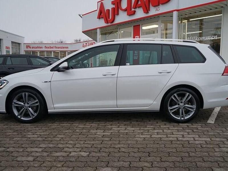Gebraucht VW Golf VII R-line 150 PS (110 kW) 2018 Weiß Kombi
