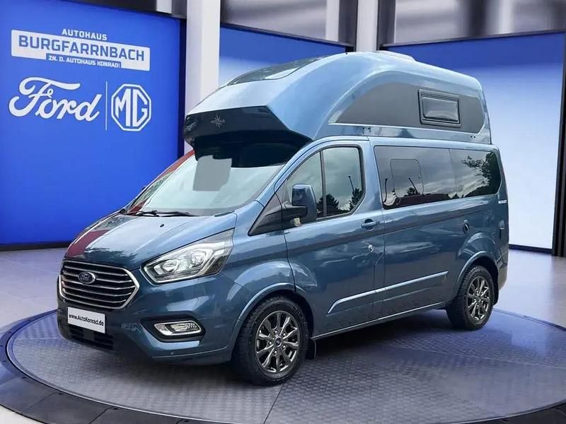 Blue metallic Neu 2024 Ford Transit Custom Active Van / Kleinbus | 72.590 € - Bild 1/4