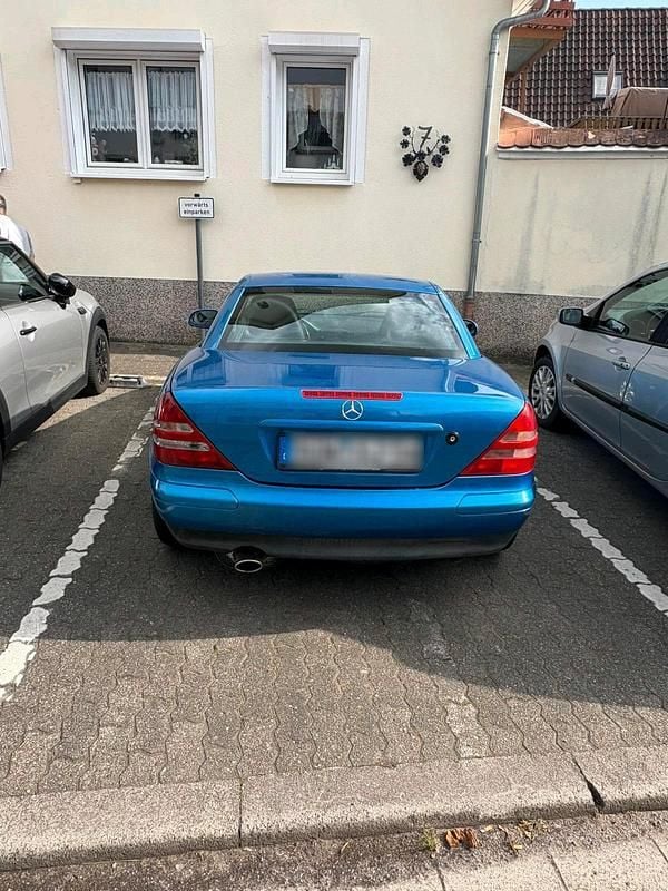 Blau Gebraucht 1998 Mercedes SLK200 Cabrio | 2.550 € (Superpreis) - Bild 1/4