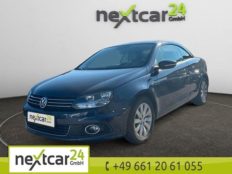 Blau Gebraucht 2012 VW Eos Basis Cabrio | 12.990 € (Teuer) - Bild 1/4