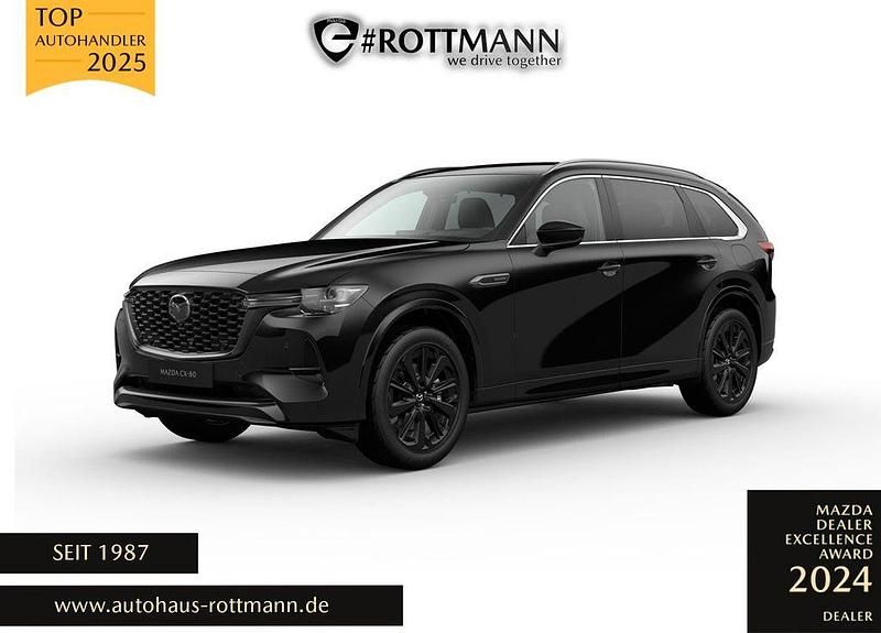 Schwarz Neu 2025 Mazda CX-80 Homura-Line SUV | 62.100 € (Etwas zu teuer) - Bild 1/4