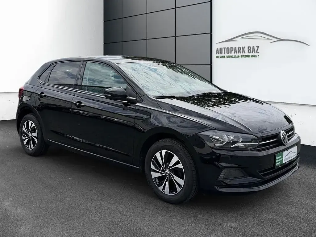 Gebraucht VW Polo Comfortline 95 PS (69 kW) 2019 Schwarz Kleinwagen