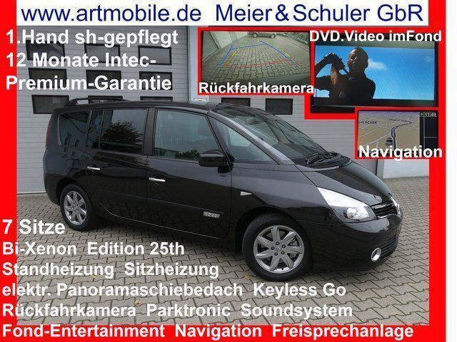 Schwarz metallic Gebraucht 2014 Renault Espace Van / Kleinbus | 22.900 € - Bild 1/4