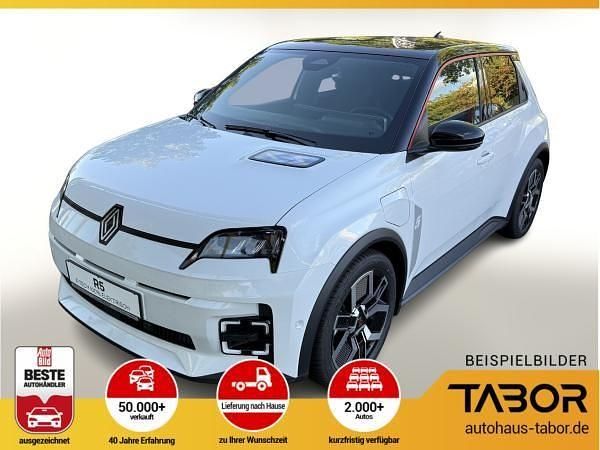 Weiß (perlmuttweiß metallic + black p) Neu 2025 Renault R5 Komfort Kleinwagen | 31.765 € (Fairer Preis) - Bild 1/4