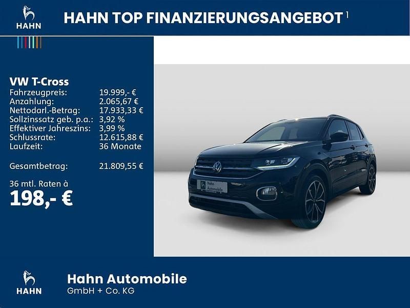 Gebraucht VW T-Cross Style 110 PS (80 kW) 2022 Deep black perleffekt SUV