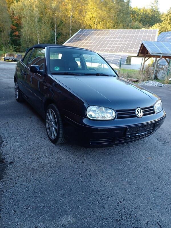 Schwarz Gebraucht 2001 VW Golf Cabriolet Cabrio | 2.350 € (Guter Preis) - Bild 1/4