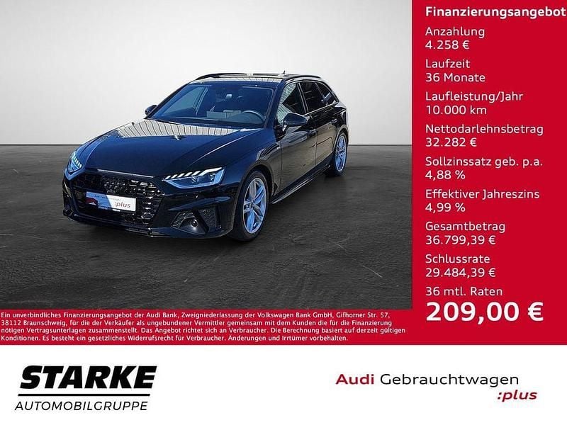 Gebraucht Audi A4 S-Line 204 PS (150 kW) 2024 Mythosschwarz metallic Kombi