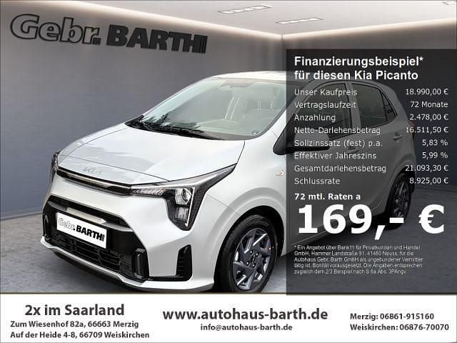 Neu Kia Picanto Vision 68 PS (50 kW) 2026 Silber Kleinwagen