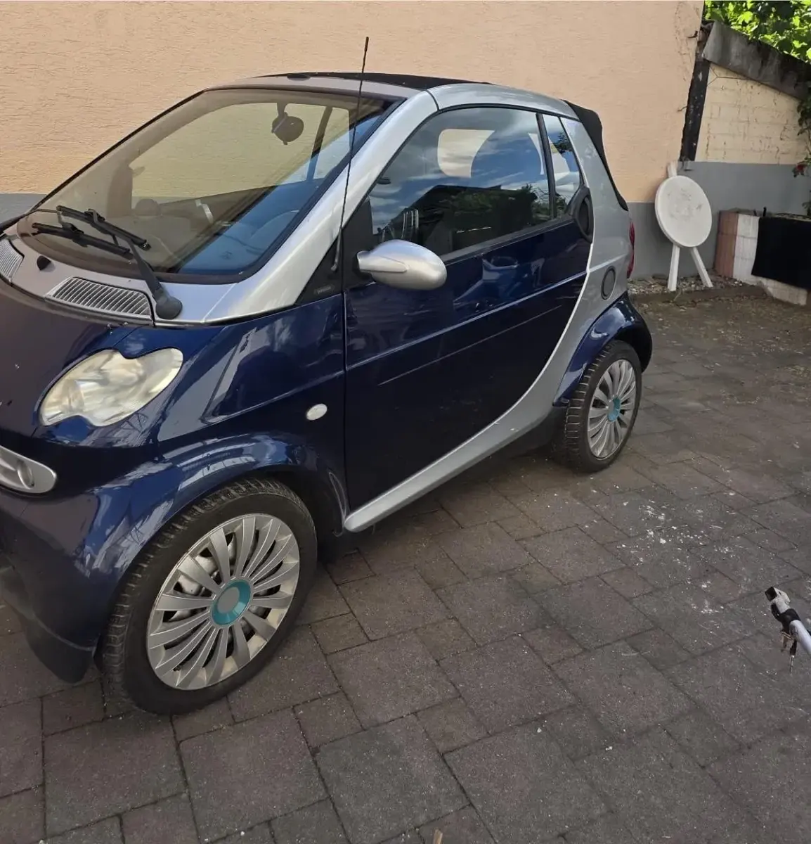 Occasion Smart ForTwo Cabrio 41 ch (30 kW) 2002 Bleue Cabriolet