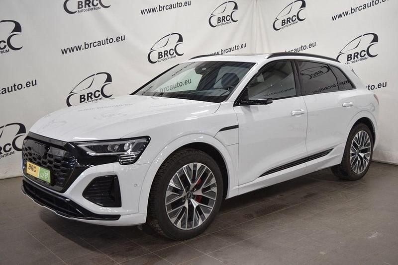 Gebraucht Audi Q8 e-tron S-Line 300 kW (408 PS) 2023 Weiß SUV