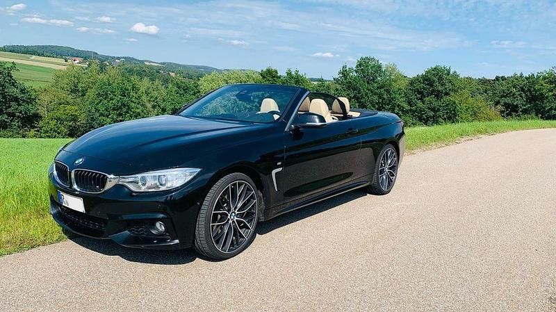 Schwarz Gebraucht 2015 BMW 435 M Sport Cabrio | 24.800 € - Bild 1/4