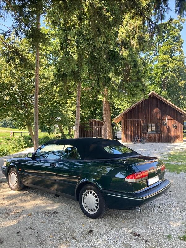 Grün Gebraucht 1994 Saab 900 Cabriolet Cabrio | 8.500 € - Bild 1/4