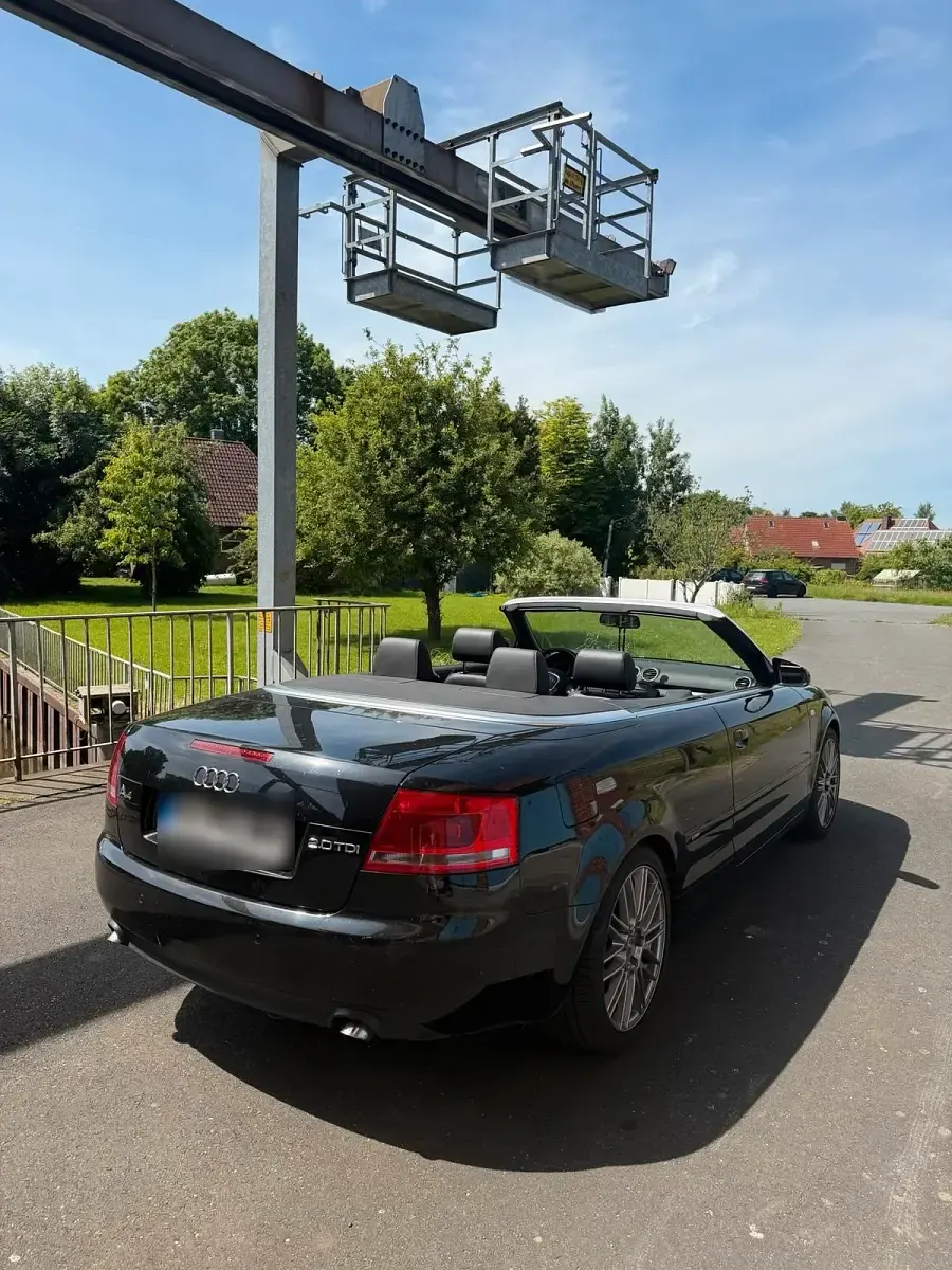 Gebraucht Audi A4 Cabriolet S-Line 140 PS (102 kW) 2008 Schwarz Cabrio