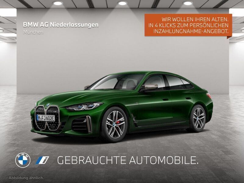 Grün Gebraucht 2022 BMW i4 Performance Limousine | 46.606 € (Fairer Preis) - Bild 1/4