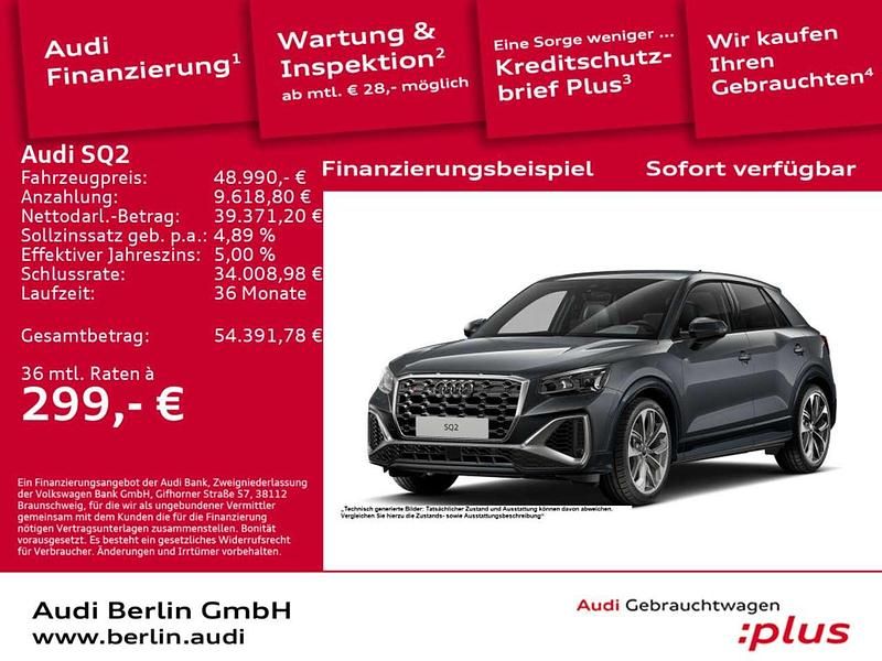 Gebraucht Audi SQ2 Ambiente 300 PS (220 kW) 2024 Sepangblau, perleffekt SUV