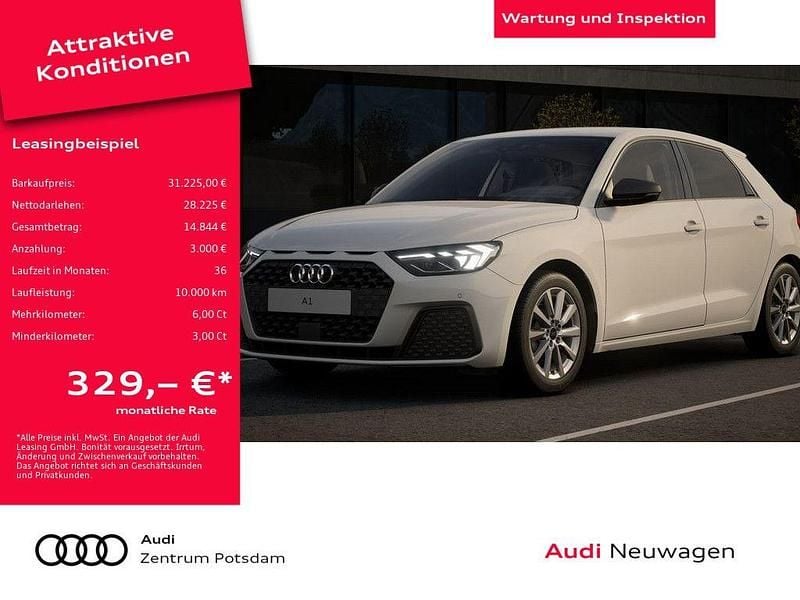Weiß Neu 2025 Audi A1 Sportback Comfort Kleinwagen | 28.399 € (Guter Preis) - Bild 1/4