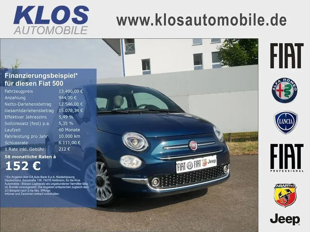 Gebraucht Fiat 500 Dolcevita 69 PS (50 kW) 2022 Kleinwagen