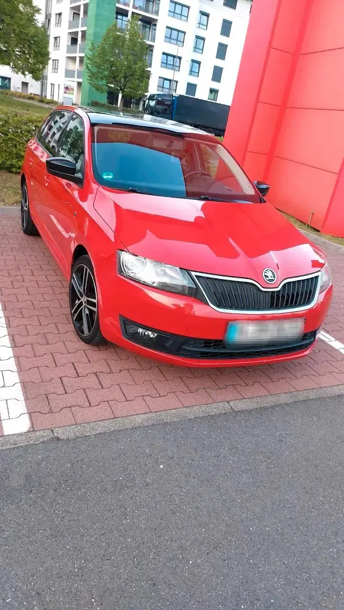 Gebraucht Skoda Rapid 122 PS (89 kW) 2014 Rot Kleinwagen