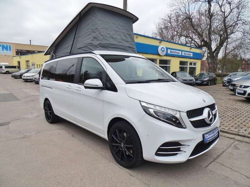 Bergkristallweiß metallic Gebraucht 2020 Mercedes V300 Marco Polo Van / Kleinbus | 53.980 € - Bild 1/4