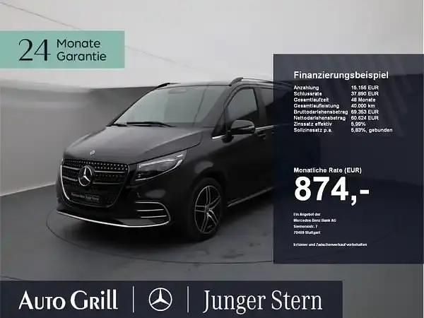 Graphitgrau metallic Gebraucht 2024 Mercedes V220 Van / Kleinbus | 71.650 € - Bild 1/4