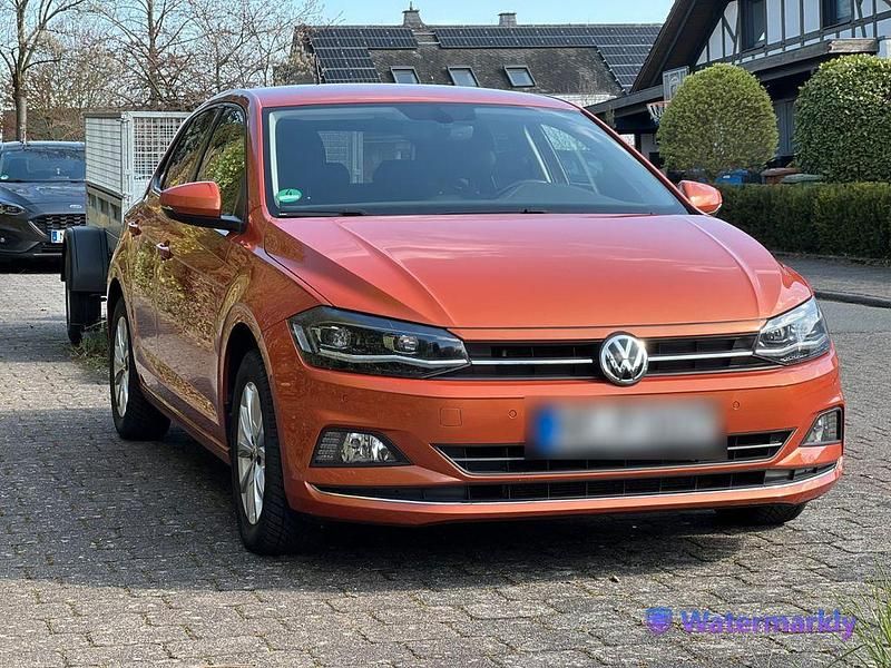 Gebraucht VW Polo Highline 95 PS (69 kW) 2020 Orange Kleinwagen