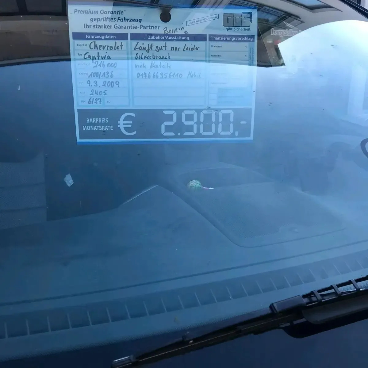 Gebraucht Chevrolet Captiva 136 PS (100 kW) 2009 Schwarz SUV