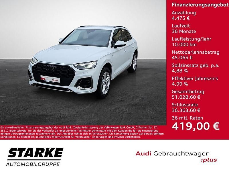 Gebraucht Audi Q5 Ambiente 204 PS (150 kW) 2024 Gletscherweiß metallic SUV