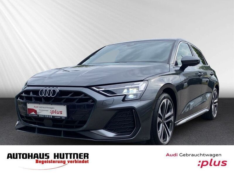 Grau Gebraucht 2024 Audi A3 Sportback S-Line Limousine | 41.893 € (Etwas zu teuer) - Bild 1/4