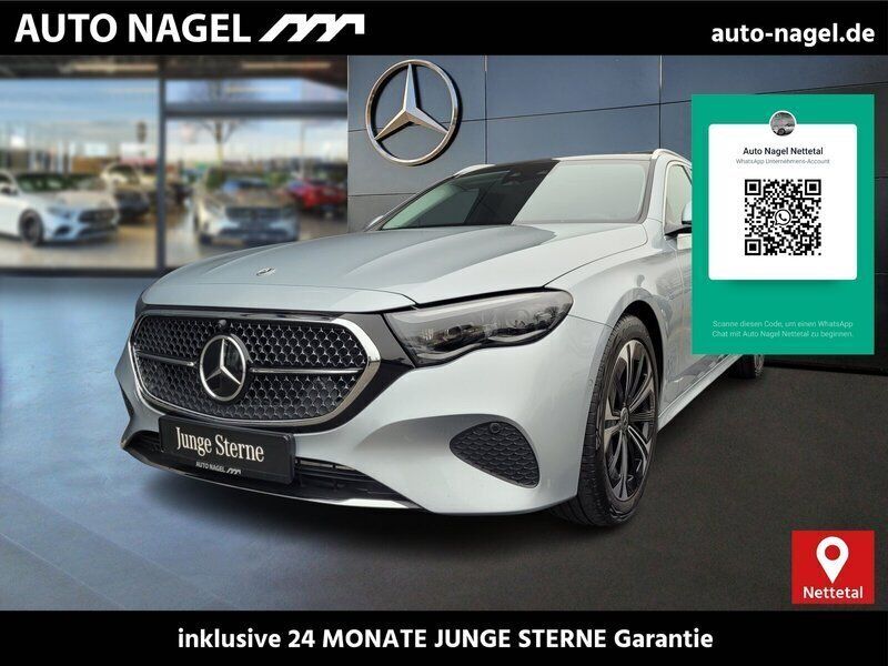lack hightechsilber Gebraucht 2024 Mercedes E300 Advanced Plus Kombi | 56.949 € (Fairer Preis) - Bild 1/4