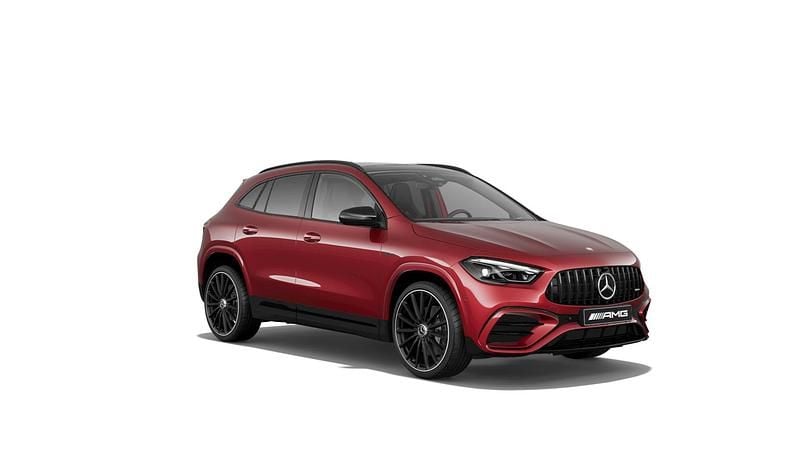 Manufaktur patagonienrot metallic Neu 2025 Mercedes GLA35 AMG AMG SUV | 84.472 € (Fairer Preis) - Bild 1/4