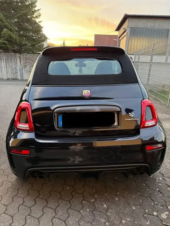Second-hand Abarth 595C Competizione 179 CP (131 kW) 2017 Negru Cabrio