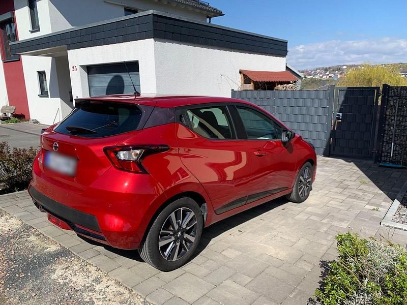 Gebraucht Nissan Micra 71 PS (52 kW) 2019 Rot Kleinwagen