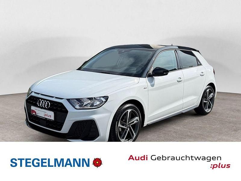 Gletscherweiß metallic Gebraucht 2024 Audi A1 Sportback S-Line Kleinwagen | 23.760 € (Fairer Preis) - Bild 1/4