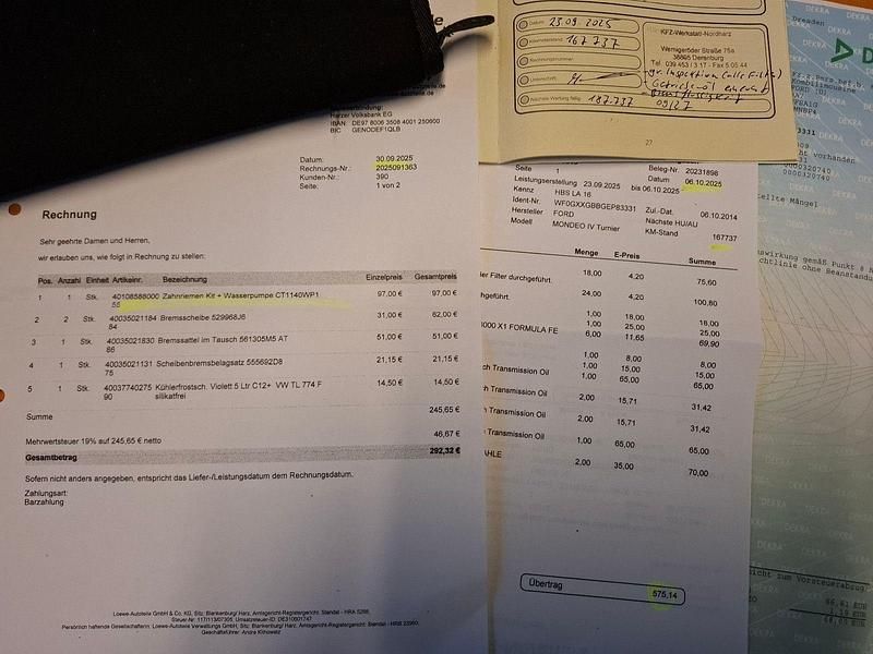 Gebraucht Ford Mondeo Titanium X 140 PS (102 kW) 2014 Rot Kombi