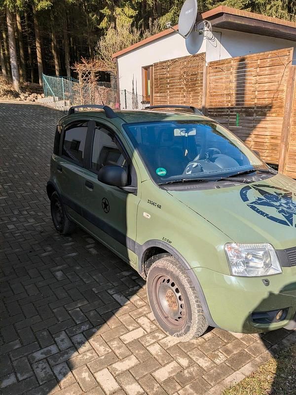 Gebraucht Fiat Panda 4x4 68 PS (50 kW) 2010 Grün Kleinwagen
