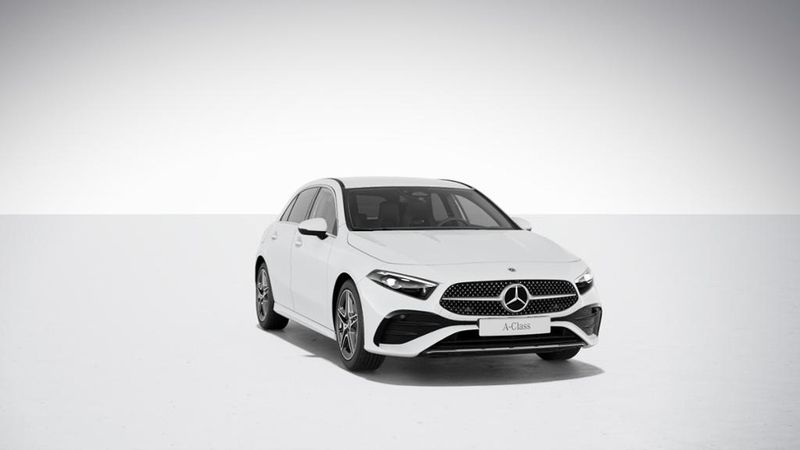 Unilack polarweiß Gebraucht 2024 Mercedes A250 AMG Limousine | 34.400 € (Fairer Preis) - Bild 1/4