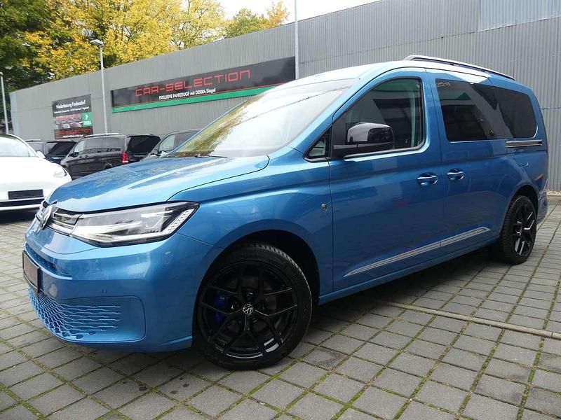 Gebraucht VW Caddy Maxi Move 122 PS (89 kW) 2021 Costa azul metallic Van / Kleinbus