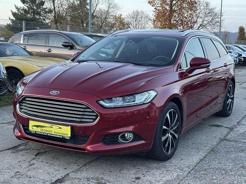 Rot Gebraucht 2016 Ford Mondeo Titanium Kombi | 11.990 € (Fairer Preis) - Bild 1/4