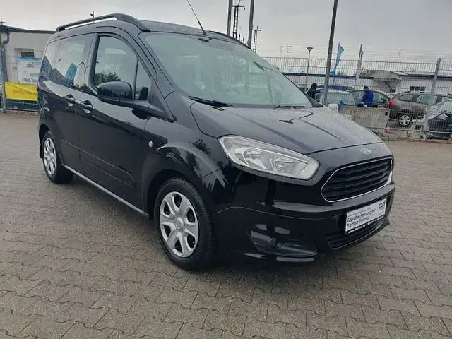 Gebraucht Ford Tourneo 101 PS (74 kW) 2017 Schwarz Van / Kleinbus