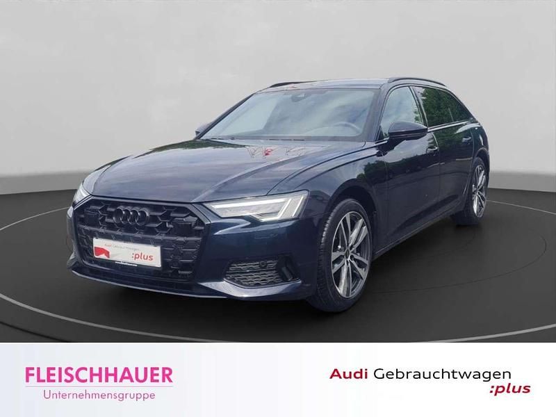 Blau (firmamentblau metallic) Gebraucht 2024 Audi A6 Advanced Kombi | 45.990 € (Fairer Preis) - Bild 1/4