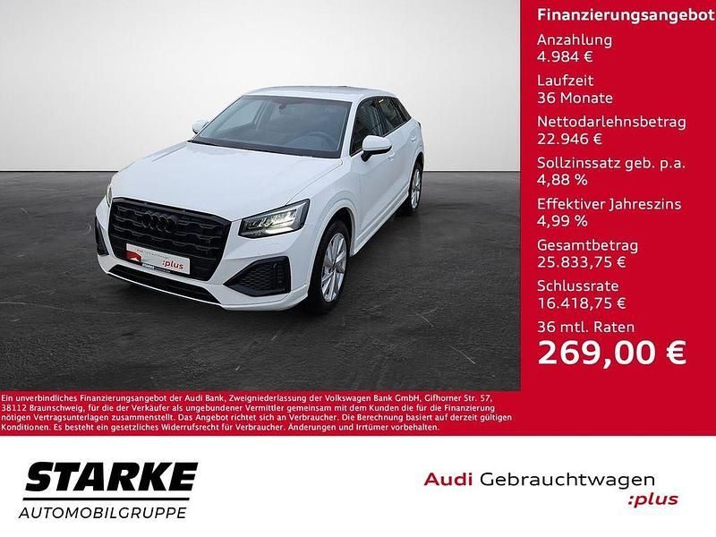 Ibisweiß Gebraucht 2023 Audi Q2 Advanced SUV | 27.930 € (Fairer Preis) - Bild 1/4