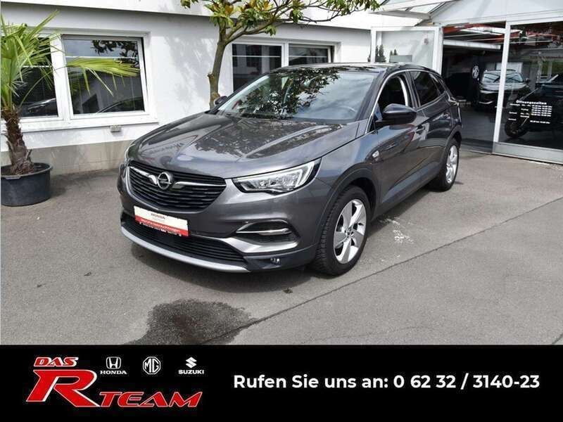 Mondstein grau/e:vulkan grau Gebraucht 2020 Opel Grandland X Edition SUV | 15.495 € (Fairer Preis) - Bild 1/4