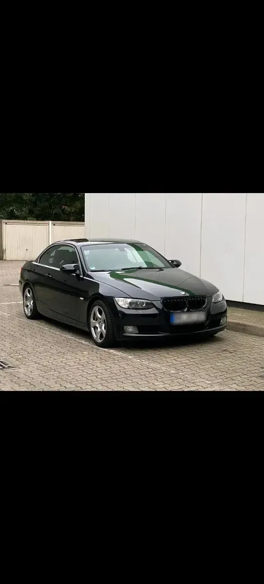 Gebraucht BMW 320 Cabriolet 170 PS (125 kW) 2008 Schwarz Cabrio