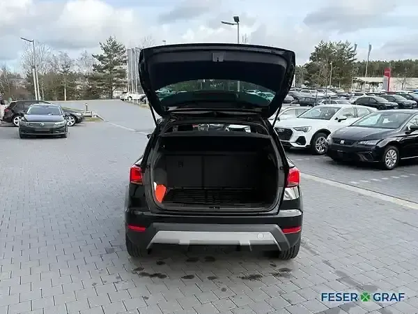 Gebraucht Seat Arona XCELLENCE 90 PS (66 kW) 2021 Midnight schwarz metallic SUV