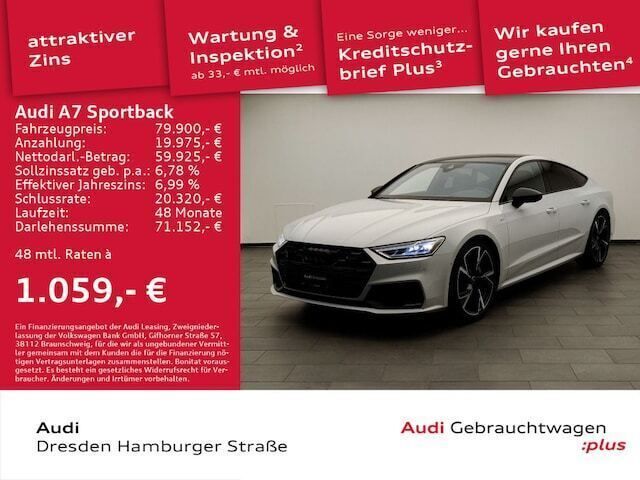 Individuallackierungen audi exclusive Neu 2024 Audi A7 Sportback Ambiente Kleinwagen | 79.900 € (Teuer) - Bild 1/3