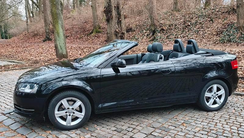 Schwarz Gebraucht 2010 Audi A3 Cabriolet Cabrio | 4.100 € (Guter Preis) - Bild 1/4