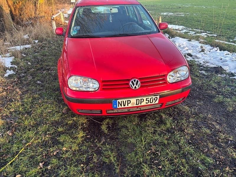 Rot Gebraucht 2001 VW Golf IV Basis Kombi | 1.000 € (Superpreis) - Bild 1/4