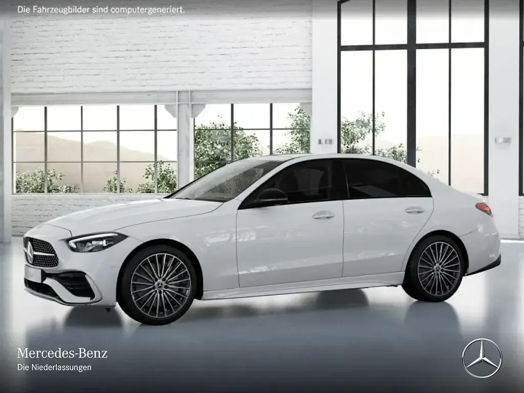 Gebraucht Mercedes C180 AMG 170 PS (125 kW) 2026 Weiß Limousine