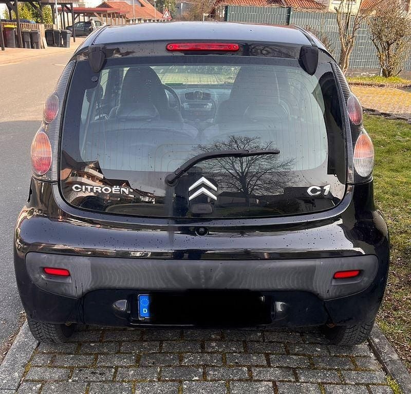Gebraucht Citroën C1 Style 68 PS (50 kW) 2008 Schwarz Kleinwagen